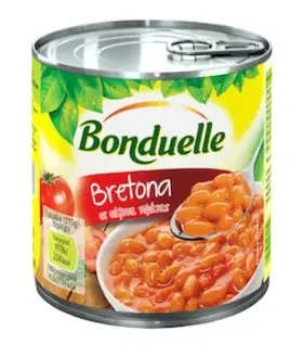 BONDUELLE Φασόλια Λευκά Bretona Σάλτσα Τομάτας 430g