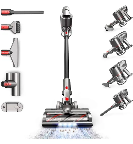 PUPPYOO T11 MATE Σκούπα stick επαναφορτιζόμενη 415Watt