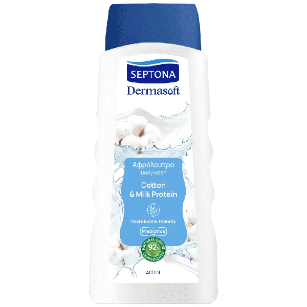 SEPTONA Dermasoft κρεμοσάπουνο cotton & milk protein 1000ml
