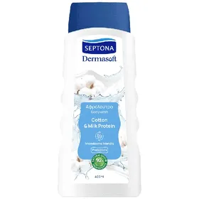 SEPTONA Dermasoft κρεμοσάπουνο cotton & milk protein 1000ml