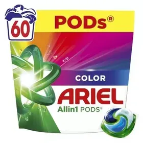 Ariel Allin1 PODS® Color μεζούρες Πλυντηρίου - 60 μεζούρες