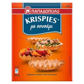 ΠΑΠΑΔΟΠΟΥΛΟΥ Krispies Παξιμάδια με Σουσάμι 200γρ