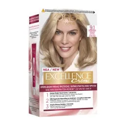 EXCELLENCE Βαφή Μαλλιών Νο9.1 Ξανθό Πολύ Ανοιχτό Σαντρέ 1 Τεμάχιο
