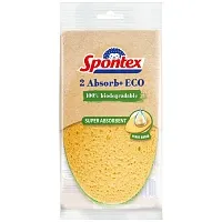 Spontex Eco Absorb Φυτικής Κυτταρίνης Σφουγγάρι 2τεμ