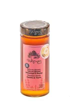 Μέλι του Βουνού Τσάι του Βουνού (Μαλοτήρα) & Θυμάρι Μελίγυρις (400g)