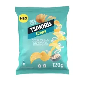 Tsakiris Sour Cream & Onion 120g