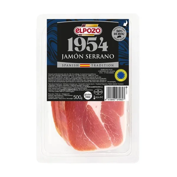 JAMON SERRANO Σε Φέτες, Ισπανίας