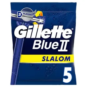 Gillette Blue II Ξυραφάκια Μιας Χρήσης Slalom 5τεμ.