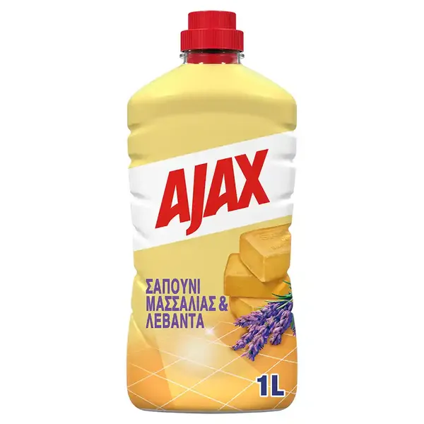 Ajax Υγρό Καθαριστικό Σαπούνι Μασσαλίας 1lt.