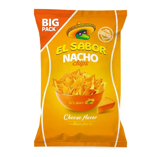EL SABOR Nacho Chips με γεύση Τυριού Χωρίς γλουτένη 180g