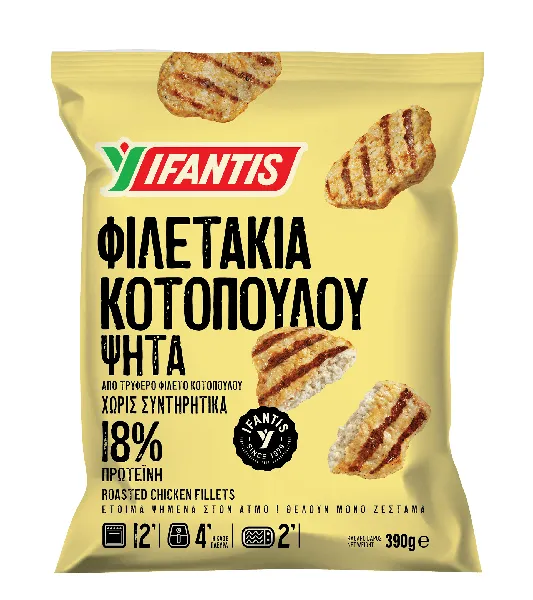 Κατεψυγμένα Φιλετάκια Κοτόπουλου Ψητά Υφαντής (390g)