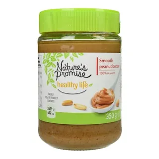 NATURE'S PROMISE Φυστικοβούτυρο Απαλό 350g