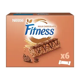 Fitness Μπάρες Δημητριακών με Σοκολάτα Γάλακτος 6x22,5g