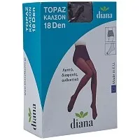 Diana Topaz Mousse 18D Καλσόν Γραφίτη Medium-Large 1 τεμ.