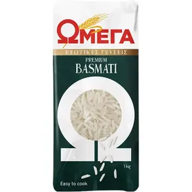 Ωμέγα Εξωτικές Γεύσεις Αρωματικό Ρύζι Basmati 1kg.