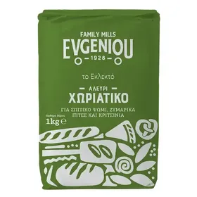 Κυλινδρόμυλοι Χαλκιδικής Το Εκλεκτό Αλεύρι Κίτρινο Χωριάτικο 1kg.