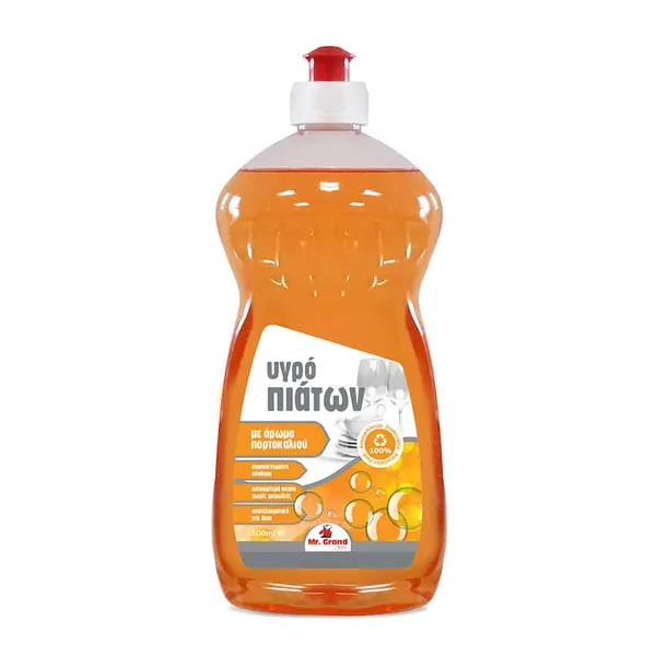 MrGrand Υγρό Πιάτων Πορτοκάλι 500ml.