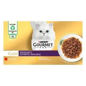 GOURMET GOLD ‘ΖΟΥΜΕΡΟΣ ΠΕΙΡΑΣΜΟΣ’ ΒΟΔΙΝΟ & ΚΟΤΟΠΟΥΛΟ 4x85g