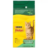Friskies Ξηρά Τροφή Για Γάτες Indoor Κουνέλι, Κοτόπουλο & Λαχανικά 2kg