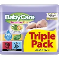 Babycare Sensitive Plus Μωρομάντηλα Triple Pack 3x54τεμ