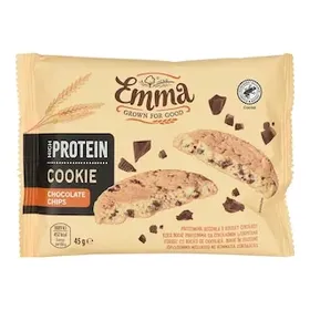 EMMA Μπισκότο Πρωτεΐνης Κομμάτια Σοκολάτας 45g