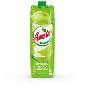 AMITA Χυμός Πράσινο Μήλο 1lt