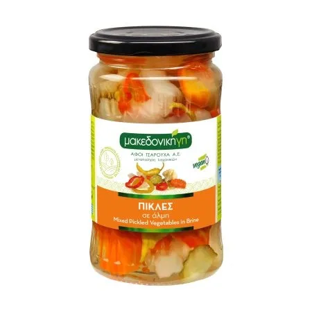 Πίκλες ΜΑΚΕΔΟΝΙΚΗ ΓΗ σε Άλμη Vegan