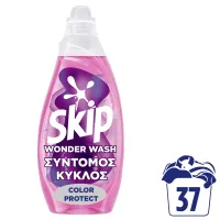 SKIP Wonder Wash Απορρυπαντικό Πλυντηρίου Ρούχων Υγρό Color Protect 37 πλύσεις