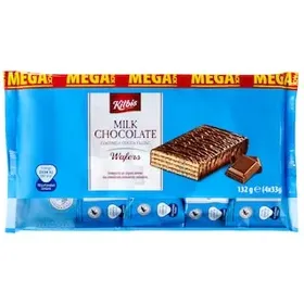 KITBIS Γκοφρέτα Σοκολάτα Γάλακτος 4x33g