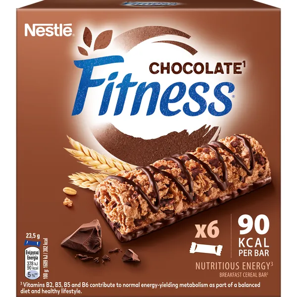 FITNESS bars δημητριακά με σοκολάτα