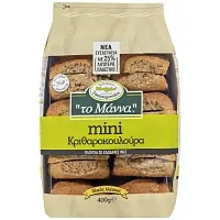 Το Μάννα Mini Κριθαροκουλούρα Xειροποίητη 400gr