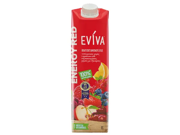 Φυσικός χυμός Energy red 100%
