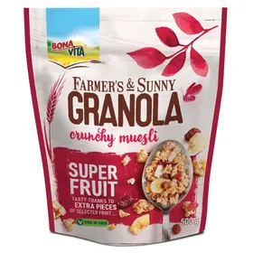 GRANOLA CRUNCHY MUESLI ΔΗΜΗΤΡΙΑΚΑ Super Fruit, Choco