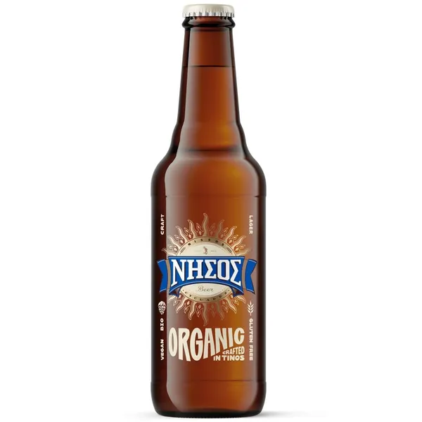 ΝΗΣΟΣ Μπίρα Organic Craft Lager 330ml