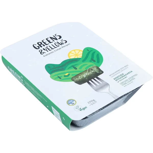 Ντολμαδάκια vegan GREEN & YELLOWS 250gr