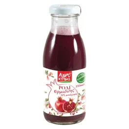 Αγρόκτημα 100% Φυσικός Χυμός Ρόδι Ερμιόνης 250 ml
