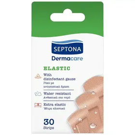 Septona Dermacare Επιθέματα Elastic Strips 30τεμ.