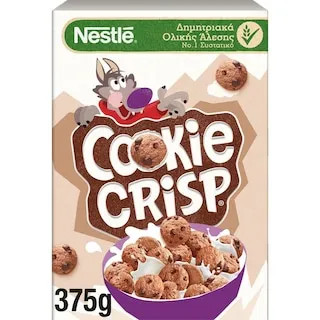 COOKIE CRISP Δημητριακά Ολικής Άλεσης Μπισκότο Κακάο 375gr