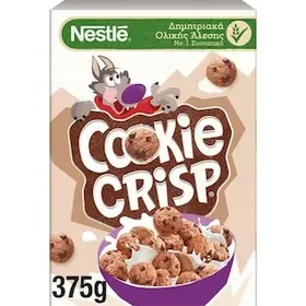 COOKIE CRISP Δημητριακά Ολικής Άλεσης Μπισκότο Κακάο 375gr