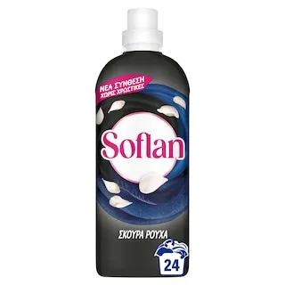 Soflan Υγρό Απορρυπαντικό Πλυντηρίου Για Σκούρα Ρούχα 24Μεζ 960ml