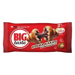Κρουασάν κρέμα κακάο με φουντούκι BIG taste FRESH SNACK 70gr