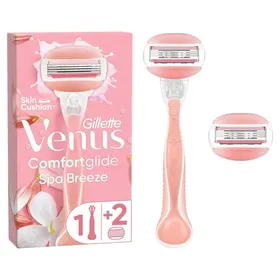 Venus Comfort glide spa breeze γυναικεία ξυριστική μηχανή με 2 αντ/κές κεφαλές 3 λεπίδων