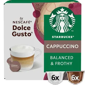 Starbucks Dolce Gusto Καφές Cappuccino Σε Κάψουλες 12τεμ. 120γρ.