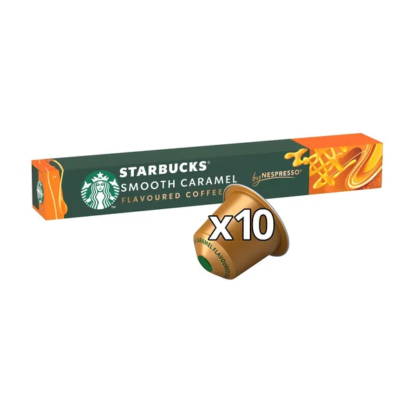 STARBUCKS Καφές Espresso Smooth Caramel 10 κάψουλες συμβατές με μηχανή Nespresso 51g