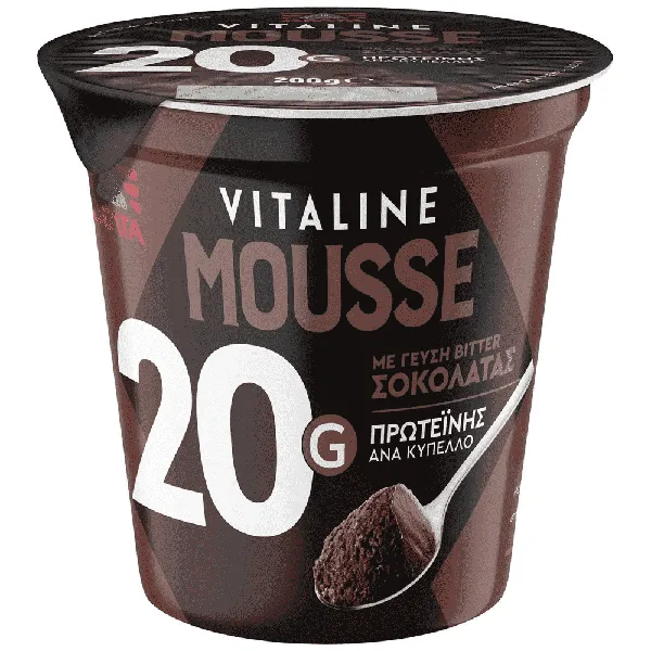 Mousse Μαύρη Σοκολάτα 200gr