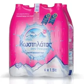 ΠΗΓΕΣ ΚΩΣΤΗΛΑΤΑΣ Φυσικό Μεταλλικό Νερό 6x1,5lt