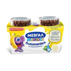 Επιδόρπιο Γιαουρτιού Μπανάνα Frutomaniacs Μεβγάλ 2x140g