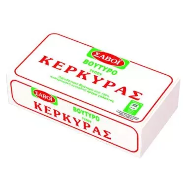 ΣΑΒΟΪ Βούτυρο Tύπου Κερκύρας Πλακάκι 125g