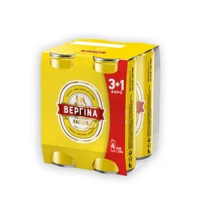 ΒΕΡΓΙΝΑ Μπύρα Radler 4*330ml