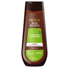 ORZENE BEER RECIPES ΣΑΜΠΟΥΑΝ Λιπαρά Μαλλιά Κριθάρι Μπύρας και Δενδρολίβανο 400ml